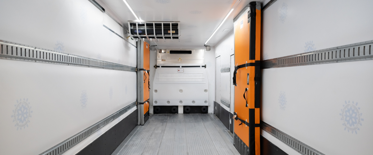 Refrigerated Trailers, Food Distribution, Clean Trailers, Great Dane